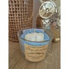 Bougie fleurs de coton