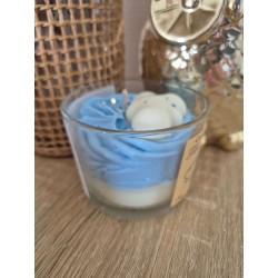 Bougie fleurs de coton