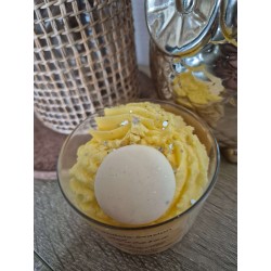 Bougie macaron vanille