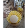 Bougie macaron vanille