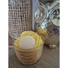 Bougie macaron vanille
