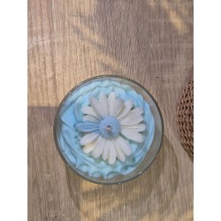 Bougie fleurs de coton