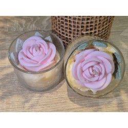Bougie Rose Vanillé
