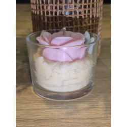 Bougie Rose Vanillé