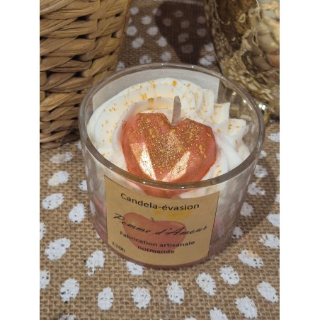 bougie pomme d'amour