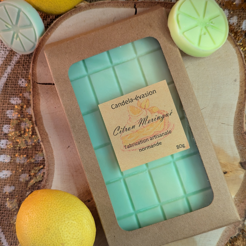 Tablette fondante citron meringuée Tablette fondante citron meringuée