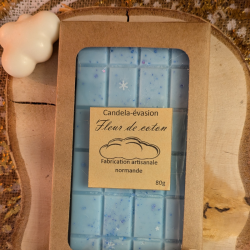 Tablette fondante fleurs de coton