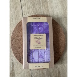 Tablette fondante violette